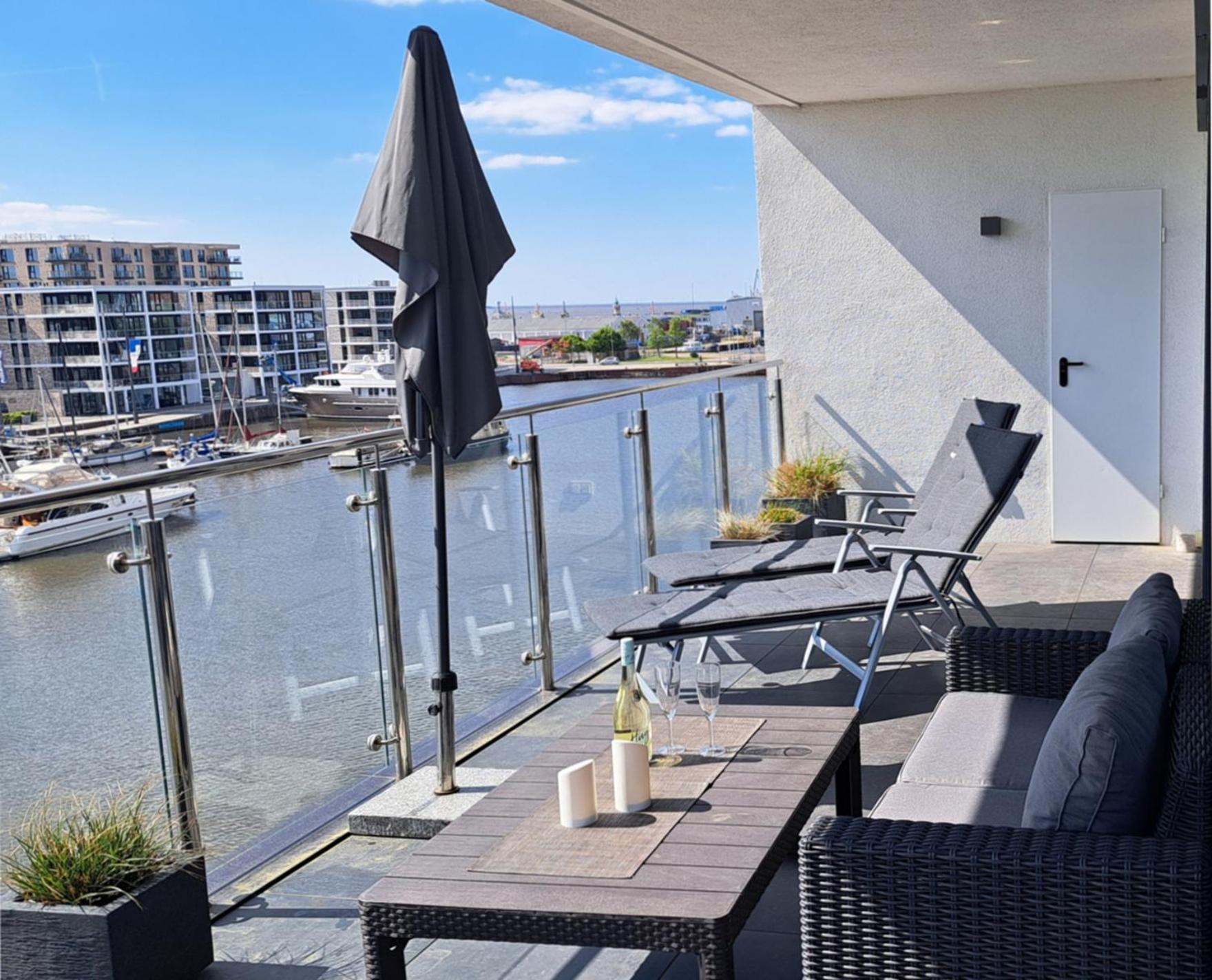 Port Marina 419 - Hafenloft Lägenhet Bremerhaven Rum bild